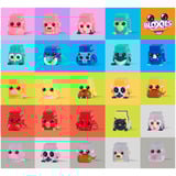 Simba Bloxies Spielfiguren Serie 2 (4er-Pack) sortierter Artikel, 4 Figuren