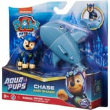 Spin Master Paw Patrol Aqua Pups - Hero Pups-Set mit Chase-Welpenfigur und Hai-Figur, Spielfigur 
