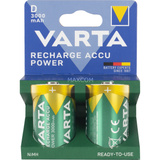 VARTA Recharge Accu Power HR20, D (Mono), 3.000 mAh, Akku 2 Stück