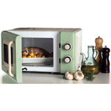 Ariete Vintage Mikrowelle creme/hellgrün, 20 Liter