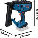 Bosch Akku-Holztacker GNH 18V-38 M Professional solo, 18Volt, Elektrotacker blau/schwarz, ohne Akku und Ladegerät