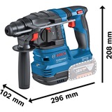Bosch Professional Akku-Bohrhammer GBH 18V-22 Professional solo, 18Volt blau/schwarz, ohne Akku und Ladegerät