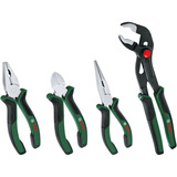 Bosch Zangen Set 1600A02W7K, Zangen-Set grün/schwarz, 4-teilig
