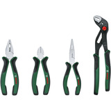 Bosch Zangen Set 1600A02W7K, Zangen-Set grün/schwarz, 4-teilig