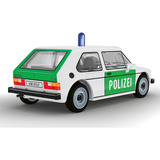 COBI Volkswagen Golf (1974) Polizei, Konstruktionsspielzeug weiß, Maßstab 1:35