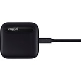 Crucial X6 Portable SSD 1 TB, Externe SSD schwarz, USB-C 3.2 Gen 2 (10 Gbit/s)