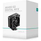 DeepCool AK400 G2 DIGITAL NYX, CPU-Kühler schwarz, 120 mm