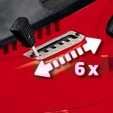 EINHELL Elektro-Rasenmäher GC-EM 1742 rot/schwarz, 1.700 Watt
