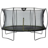 Exit Toys Trampolin Silhouette, Fitnessgerät schwarz, rund, 366 cm Durchmesser, inkl. Sicherheitsnetz