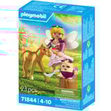 PLAYMOBIL 71844 Magic Unicorns: Goldenes Einhornfohlen mit Fee, Konstruktionsspielzeug 