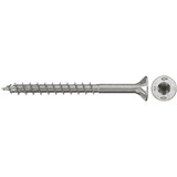 fischer Spanplattenschraube PowerFast II 4,0x40 Senkkopf TX 200 Stück, mit Teilgewinde, Edelstahl A2