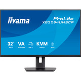 iiyama ProLite XB3294UHSCP-B1, LED-Monitor 80 cm (31.5 Zoll), schwarz (matt), UltraHD/4K, VA, HDMI, DP, USB-C, USB-Hub