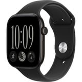 Apple Watch Series 12, Smartwatch schwarz, Aluminium, 46 mm, Sportarmband schwarz S/M, Cellular