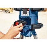 Bosch Akku-Rotationslaser GRL 600 CHV Professional, 18Volt, mit Halterung blau, Akku ProCORE18V 4,0Ah, Koffer, rote Laserlinie