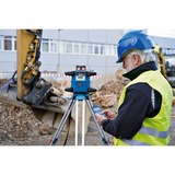 Bosch Akku-Rotationslaser GRL 600 CHV Professional, 18Volt, mit Halterung blau, Akku ProCORE18V 4,0Ah, Koffer, rote Laserlinie