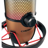 CHERRY UM 9.0 PRO RGB, Mikrofon schwarz/kupfer, USB-C