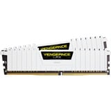 Corsair DIMM 16 GB DDR4-3200 (2x 8 GB) Dual-Kit, Arbeitsspeicher weiß, CMK16GX4M2E3200C16W, Vengeance LPX, INTEL XMP