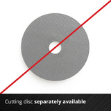 EINHELL Professional Akku-Winkelschleifer TP-AG 18/125 CE Q Li - Solo, 18Volt rot/schwarz, ohne Akku und Ladegerät