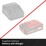 EINHELL Professional Akku-Winkelschleifer TP-AG 18/125 CE Q Li - Solo, 18Volt rot/schwarz, ohne Akku und Ladegerät