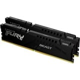 Kingston FURY DIMM 64 GB DDR5-6000 (2x 32 GB) Dual-Kit, Arbeitsspeicher schwarz, KF560C36BBEK2-64, FURY Beast, AMD EXPO