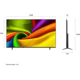 LG 75NU800B6LA.AEEQ, LED-Fernseher 190 cm (75 Zoll), schwarz, UltraHD/4K, Triple Tuner
