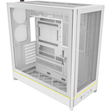 Montech HS02 , Tower-Gehäuse weiß, Tempered Glass x 2