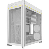 Montech HS02 , Tower-Gehäuse weiß, Tempered Glass x 2