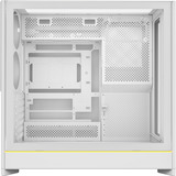 Montech HS02 , Tower-Gehäuse weiß, Tempered Glass x 2