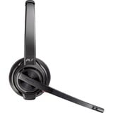 Poly Savi 8220 UC DECT, Headset schwarz, Stereo, USB-A, USB-C, Microsoft Teams