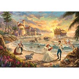 Schmidt Spiele Thomas Kinkade Studios: Disney Dreams Collection - The Little Mermaid Celebration of Love, Puzzle 1000 Teile