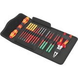 Wera Kraftform Kompakt VDE 17 extra slim 1 Tool Finder, 17-teilig, Schraubendreher rot/gelb, inkl. 2 Steckgriffe, VDE-Wechselklingen, Zange