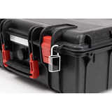 Wiha Werkzeugkoffer Basic Set L electric , Werkzeug-Set rot/gelb, 46-teilig, mit Koffer