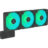 APNX FP1-120-3 Pack, Gehäuselüfter schwarz, 3er Pack, 120 mm