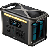 Anker SOLIX Tragbare Powerstation F1500, PowerHouse 1.536Wh grau, 1.800 Watt, PD