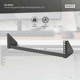 Digitus 19 Zoll Equipment-Wandhalterung 2 HE schwarz