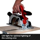 EINHELL Power X-Change Akku-Handkreissäge TE-CS 18/150 Li-Solo, 18Volt rot/schwarz, ohne Akku und Ladegerät