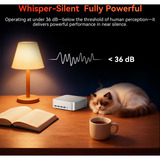 GEEKOM A7 MAX, Mini-PC silber, Windows 11 Pro