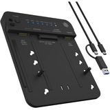 ICY BOX IB-2913MCL-C31, Dockingstation schwarz, 2,5"/3,5" SATA, M.2 NVMe