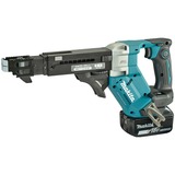 Makita Akku-Magazinschrauber DFR551RTJ, 18Volt schwarz/blau, 2x Li-Ionen-Akku 5,0Ah, im MAKPAC Gr.3