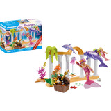 PLAYMOBIL 71861 Princess Magic Meerjungfrauen-Schatz mit Delfinen 