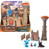 Spin Master Drachenzähmen leicht gemacht - Drachen-Arena: Fackelturm-Spielset, Spielgebäude 