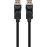 goobay Kabel DisplayPort 1.4 Stecker > DisplayPort Stecker schwarz, 1 Meter, 8K
