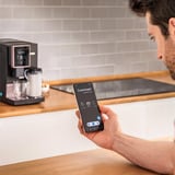 Cecotec Cremmaet Compactccino Connected Black Rose, Vollautomat schwarz/roségold, 1350 Watt, Wi-Fi