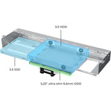 Chieftec DT-10B-300, Tower-Gehäuse schwarz, Kompaktes 8L-Gehäuse