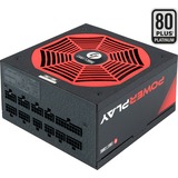 Chieftronic GPU-1050FC, PC-Netzteil schwarz/rot, 6x PCIe, Kabel-Management, 1050 Watt