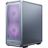 Cooler Master MasterFrame 500 Mesh ARGB , Tower-Gehäuse silber, Tempered Glass