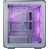Cooler Master MasterFrame 500 Mesh ARGB , Tower-Gehäuse silber, Tempered Glass