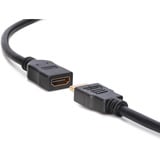 Digitus HDMI High Speed mit Ethernet Verlängerungskabel schwarz, 5 Meter