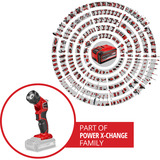 EINHELL Akku Lampe TE-CL 18 Li H-Solo, 18Volt, Baustrahler rot/schwarz, ohne Akku und Ladegerät