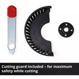 EINHELL Power X-Change Akku-Winkelschleifer TE-AG 18/125-2 Li - Solo, 18Volt rot/schwarz, ohne Akku und Ladegerät